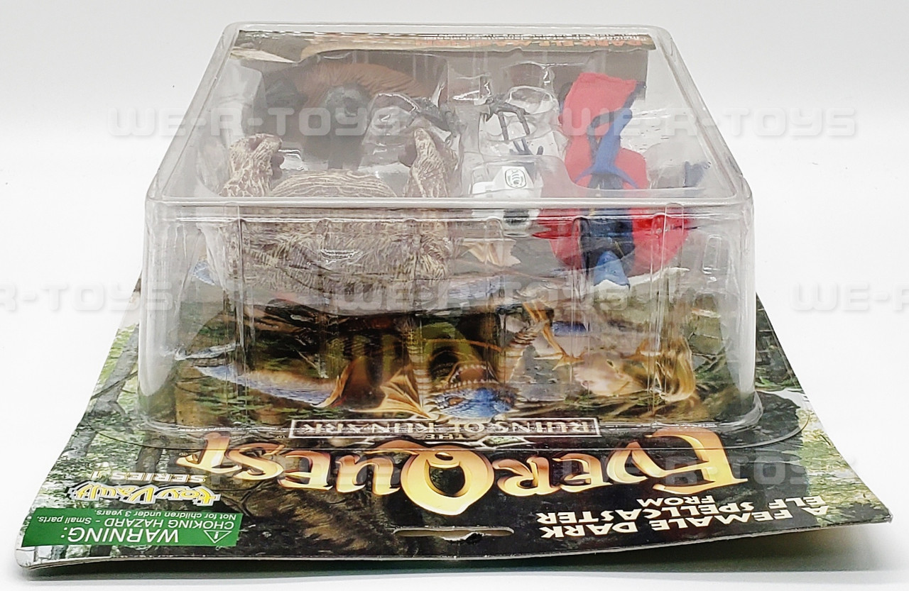 EverQuest Ruins of Kunark Dark Elf Magician Action Figure Toy Vault 2000 NEW