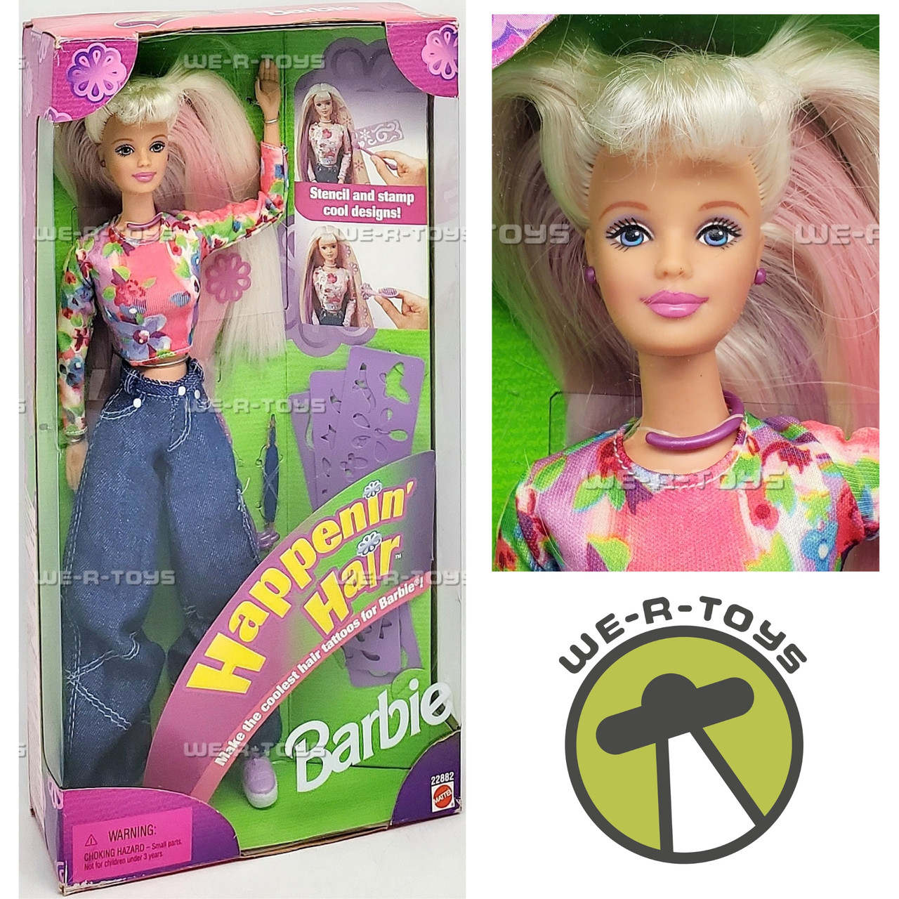 Barbie Happenin' Hair Doll Mattel 1998 #22882 NEW - We-R-Toys