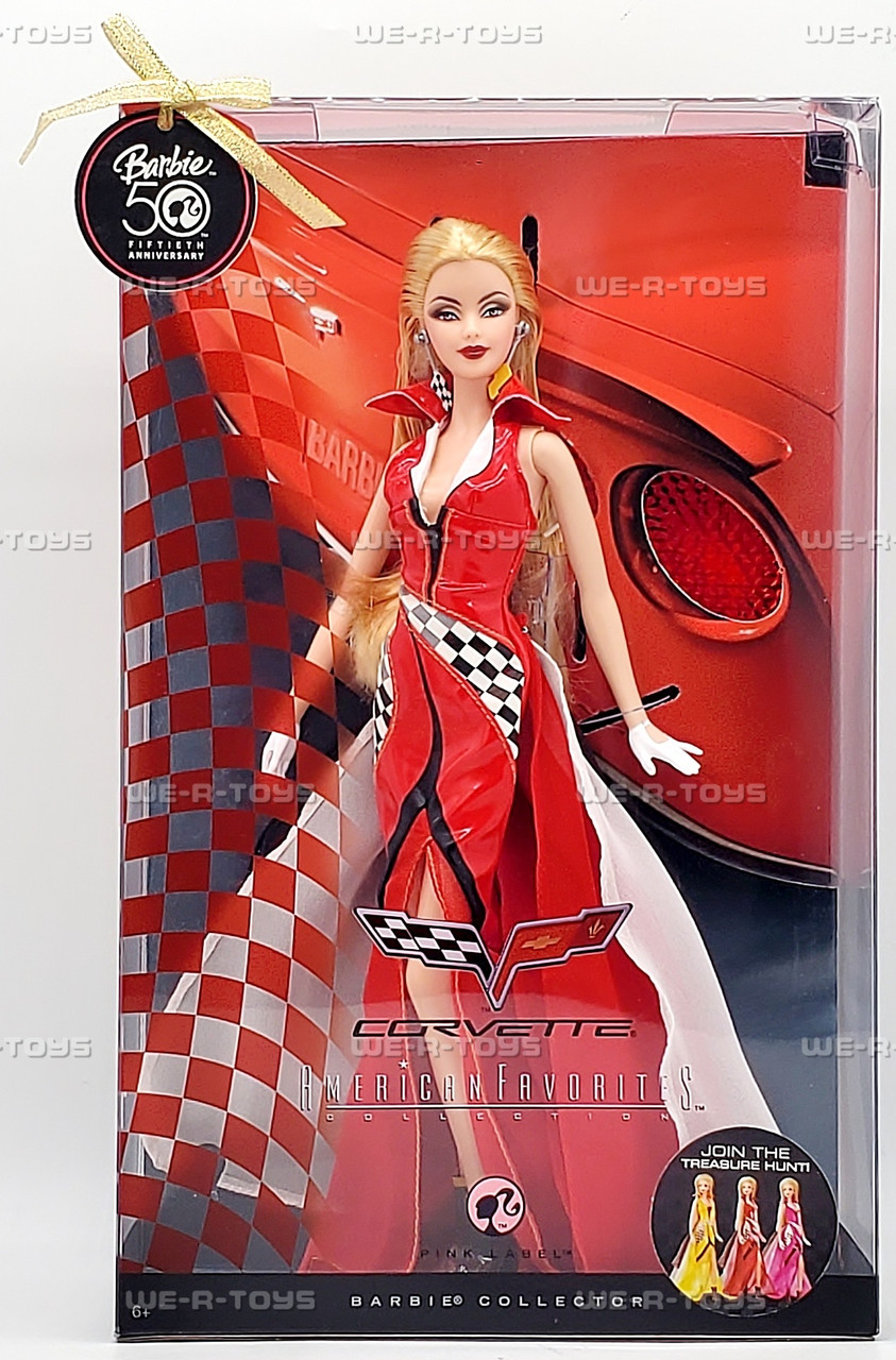 Corvette Barbie Doll American Favorites Series Pink Label 2009