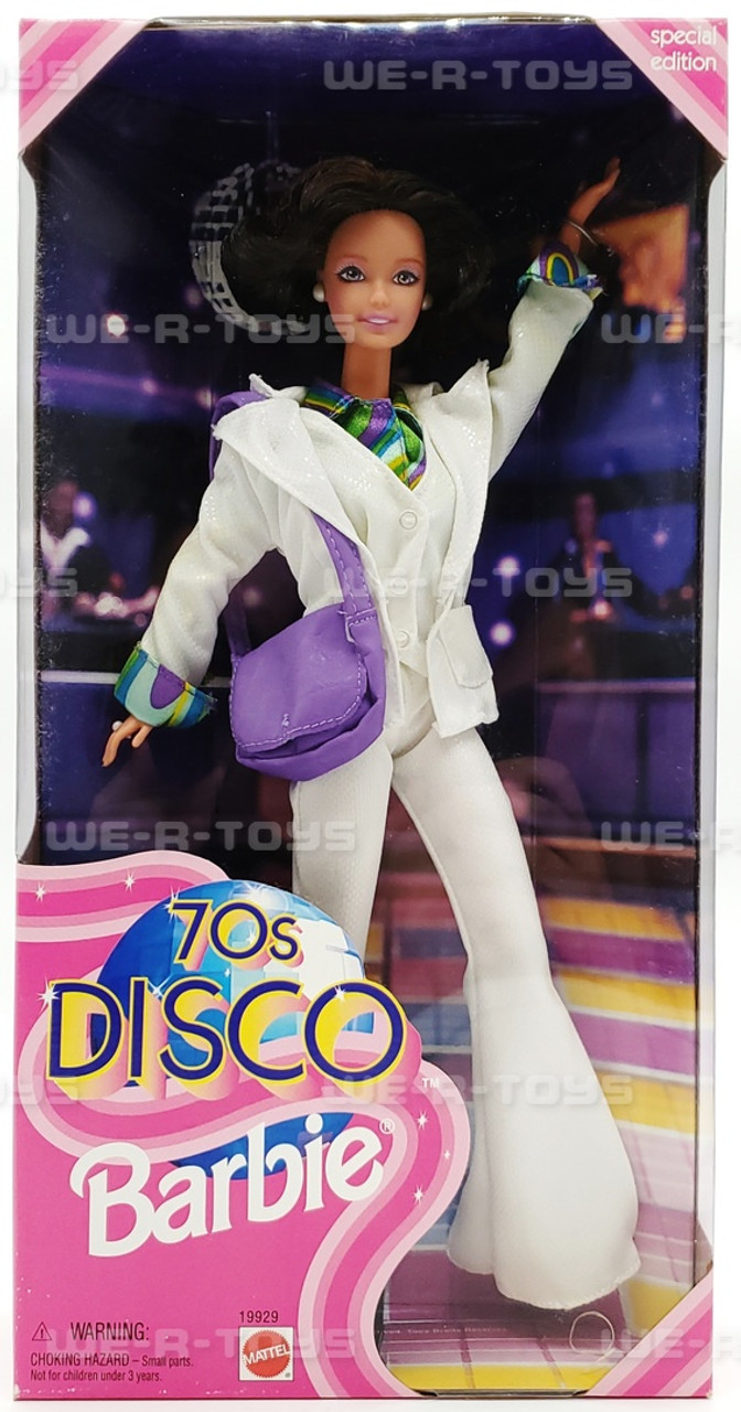 70's Disco Barbie Doll Special Edition Brunette 1998 Mattel 19929