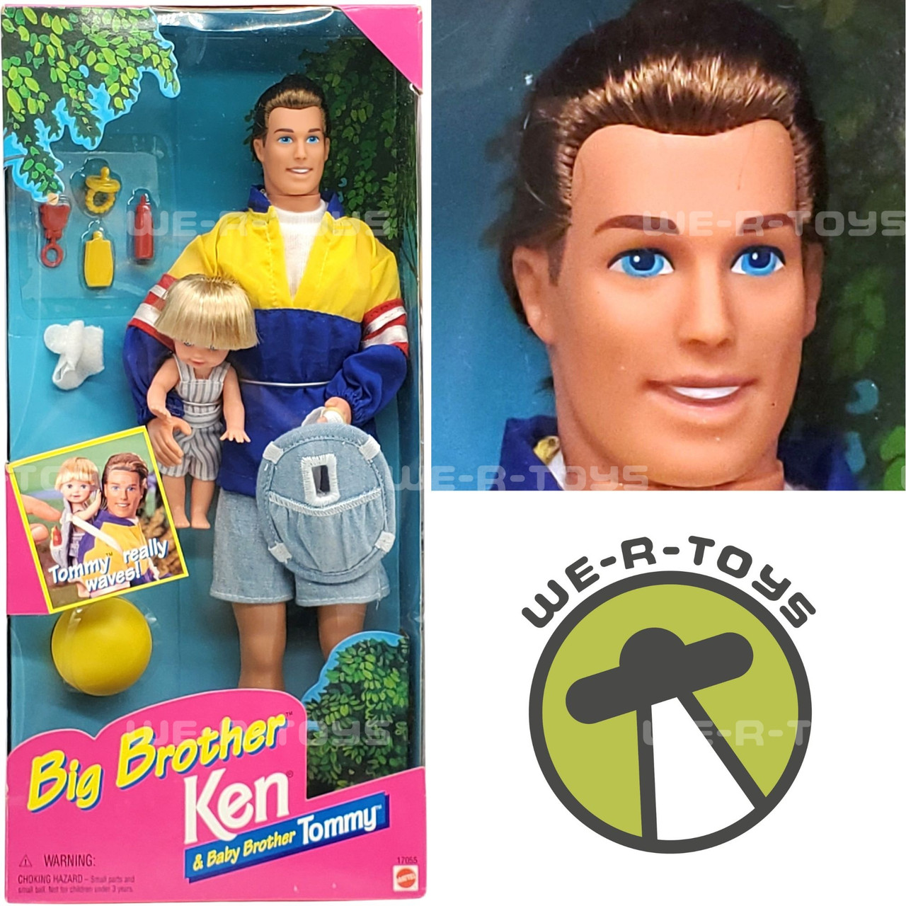 Barbie Big Brother Ken & Baby Brother Tommy Doll Set 1996 Mattel