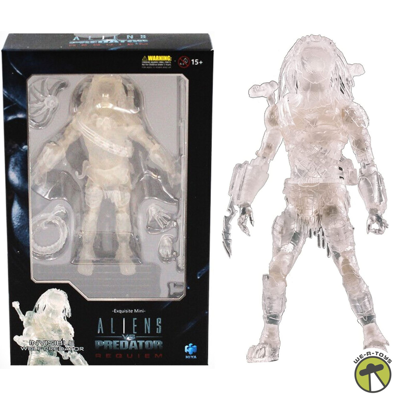 Aliens vs Predator Requiem Invisible Wolf Predator 1:18 Action