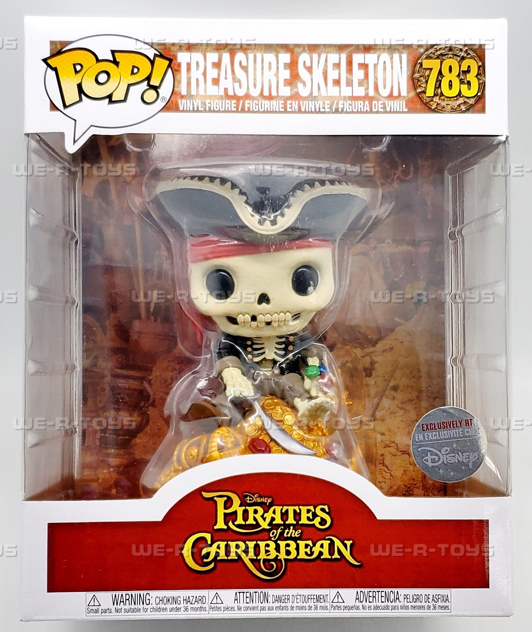 ディズニー　funko pop  5点 Funko POP Disney Pirates of the Caribbean 783 Treasure Skeleton