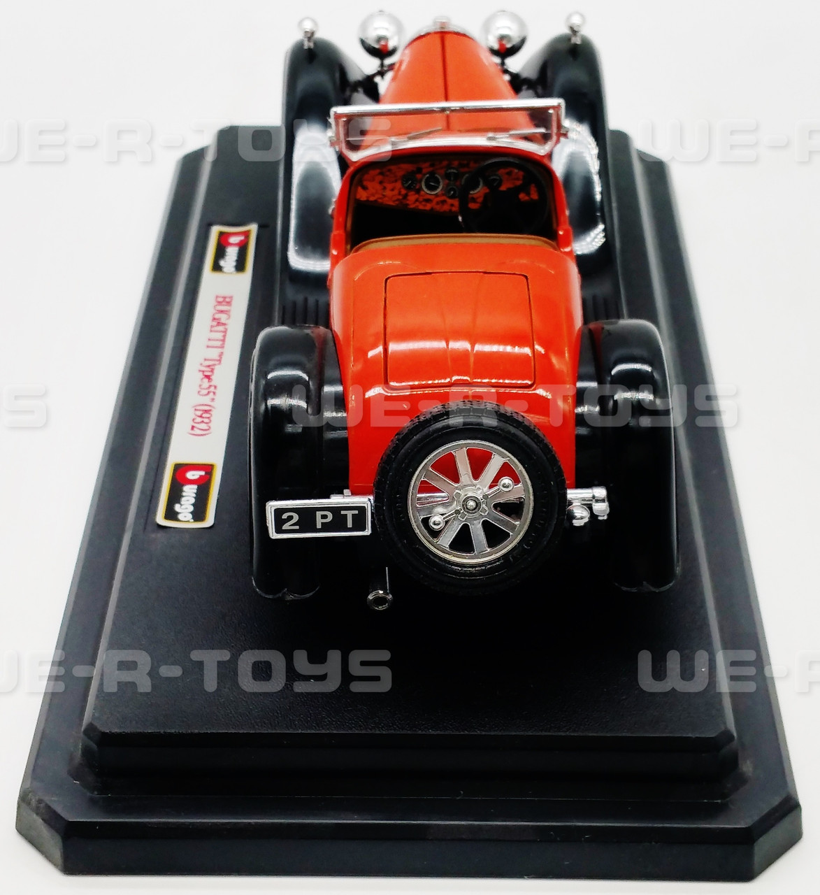 Burago Lot of 2 Die Cast Metal Bugatti Type 55 & Atlantic 1/24