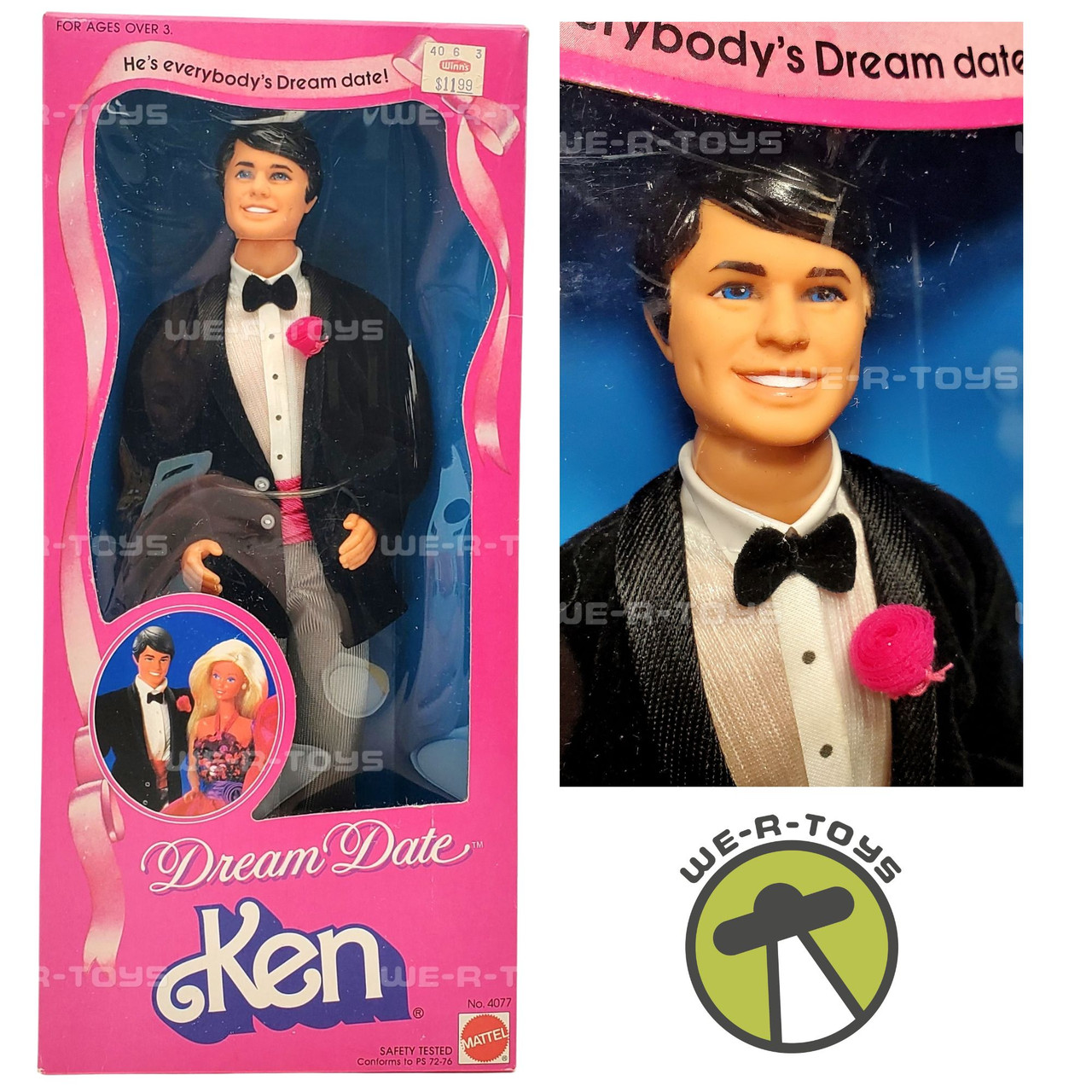 Barbie Dream Date Ken Doll 1982 Mattel #4077 NRFB - We-R-Toys