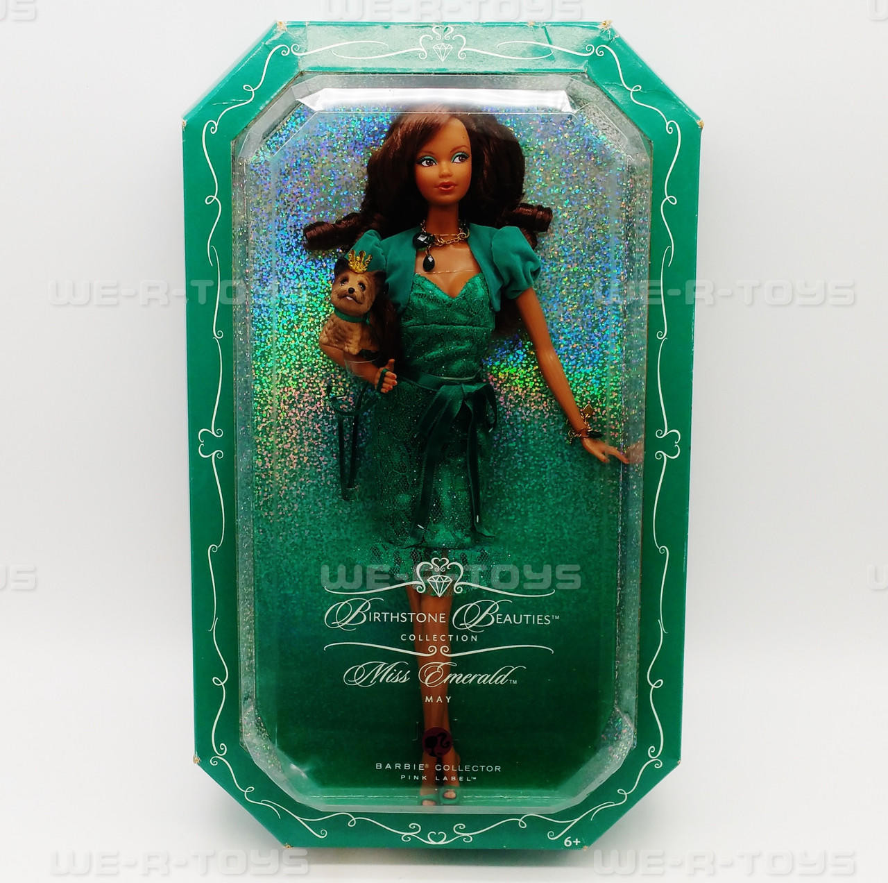 Barbie Miss Emerald Doll African American May Birthstone Mattel No. L7576  NEW