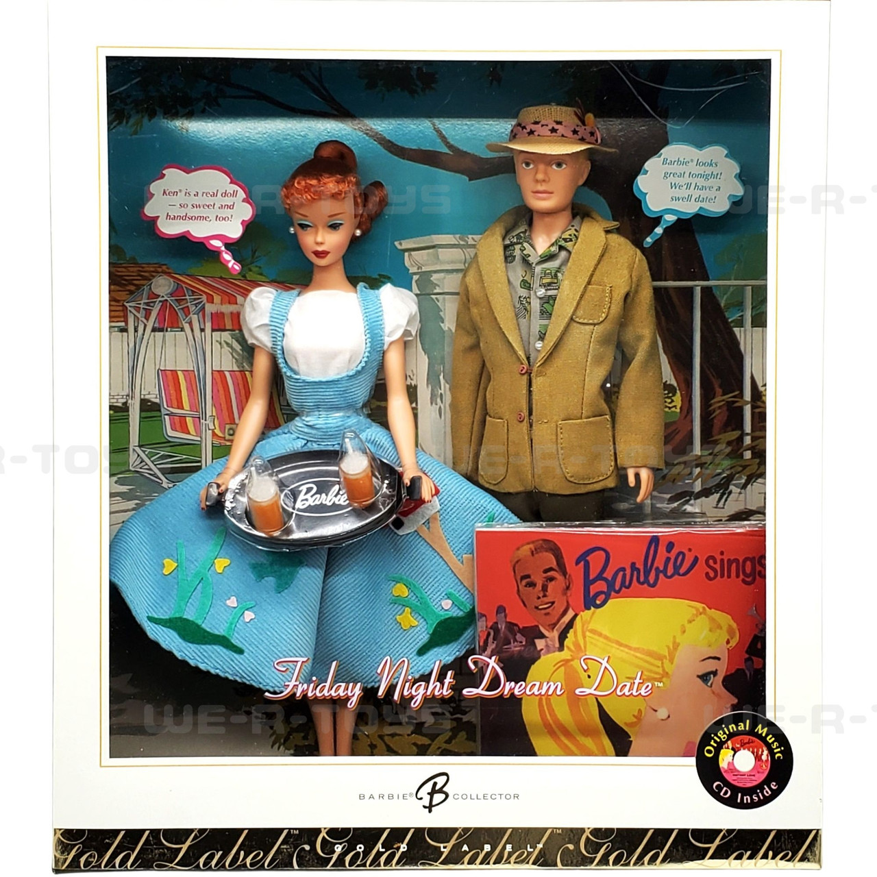 Friday Night Dream Date Barbie & Ken Doll Giftset Gold Label 2006 Reissue  K2794 - We-R-Toys