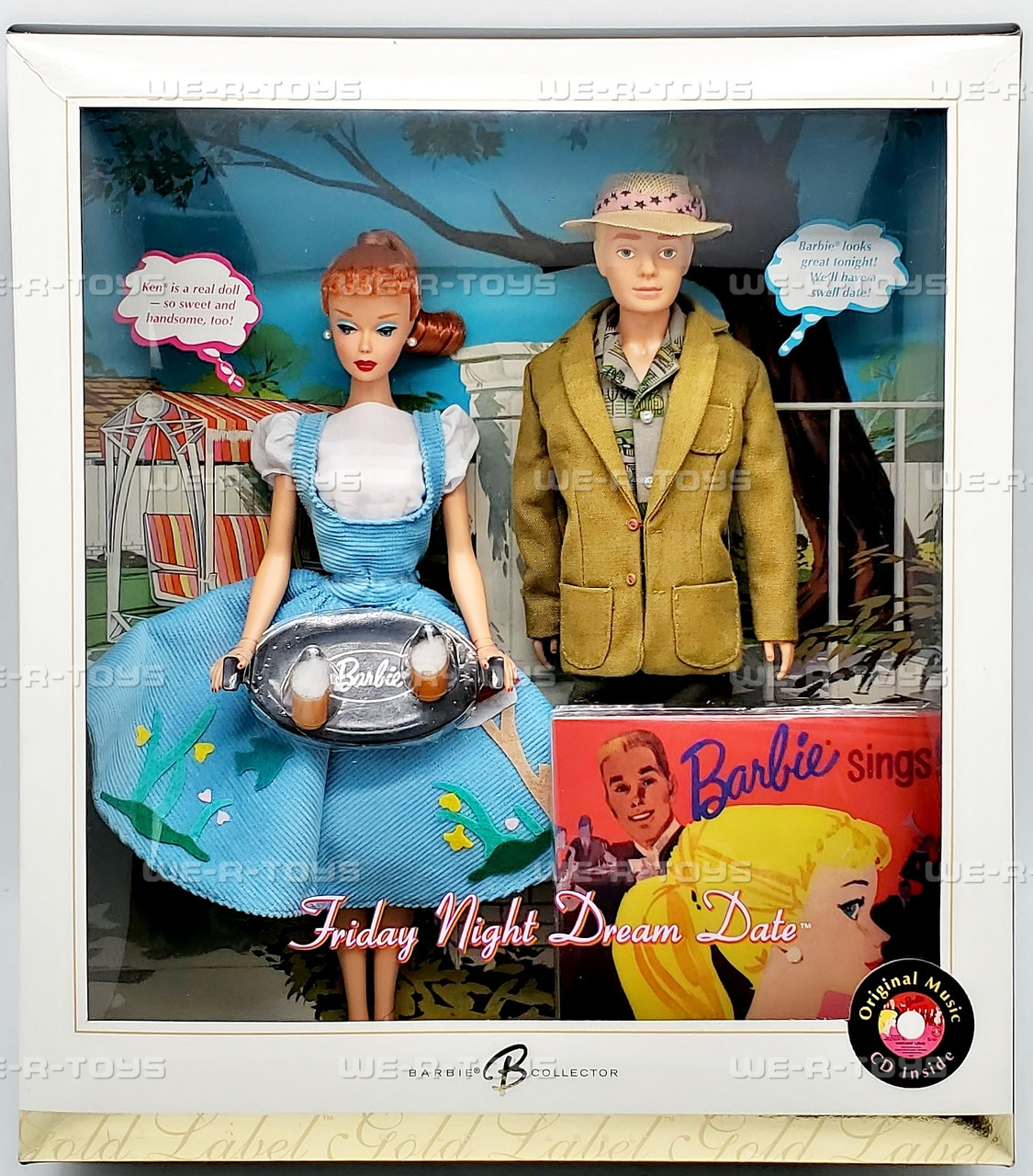 Barbie & Ken CD付き　※ゴールドラベル Friday Night Dream Date Barbie & Ken Doll Giftset Gold Label 2006