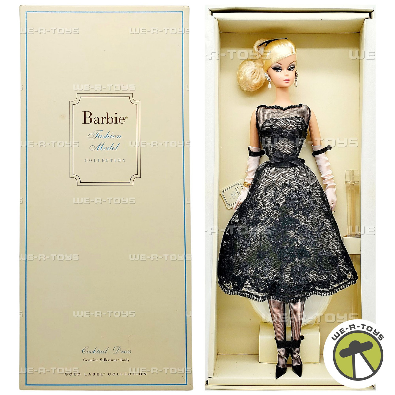 Cocktail Dress Barbie Doll Gold Label Silkstone BFMC 2012 Cocktail Dress Barbie Doll Gold Label Silkstone BFMC 2012