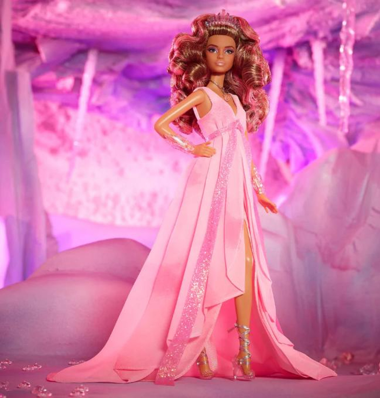 Barbie Signature Barbie Crystal Fantasy Collection Rose Quartz