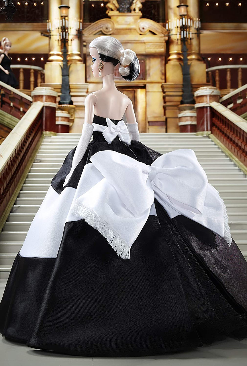 Barbie Signature Fashion Model Collection Black & White Forever Silkstone Doll Barbie Signature Fashion Model Collection Black & White Forever Silkstone Doll