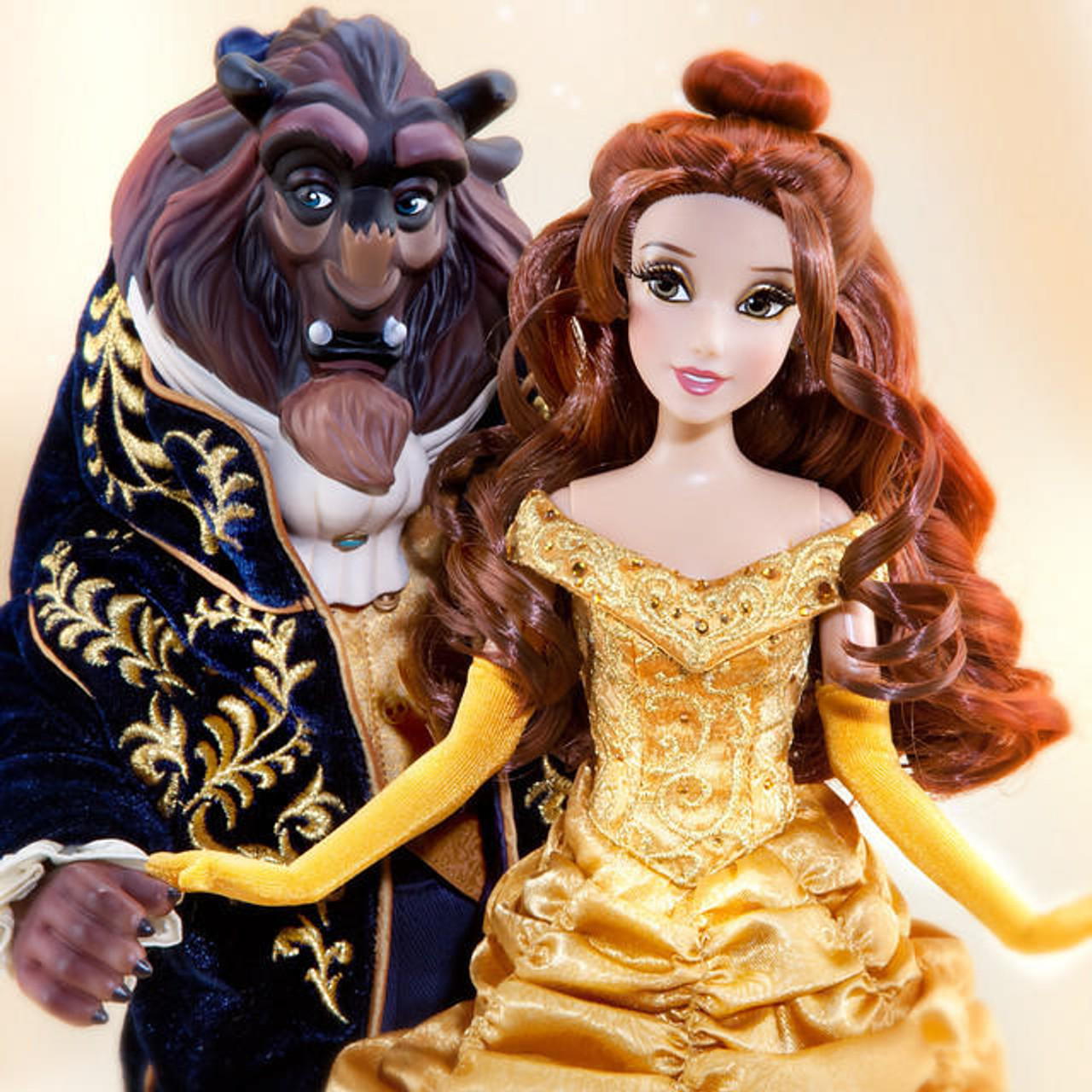 Disney Fairytale Designer Collection Belle and The Beast Dolls 2013 NEW