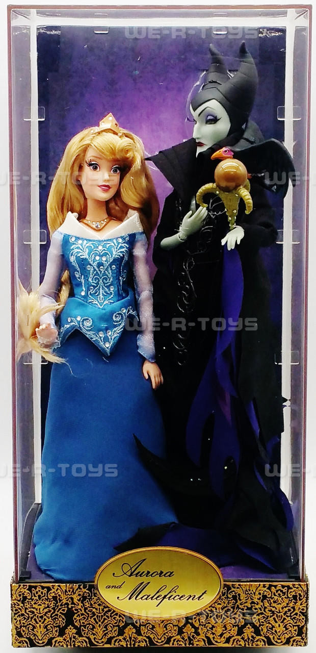 Disney Fairytale Designer Collection Aurora and Maleficent Dolls 2016 NEW -  We-R-Toys