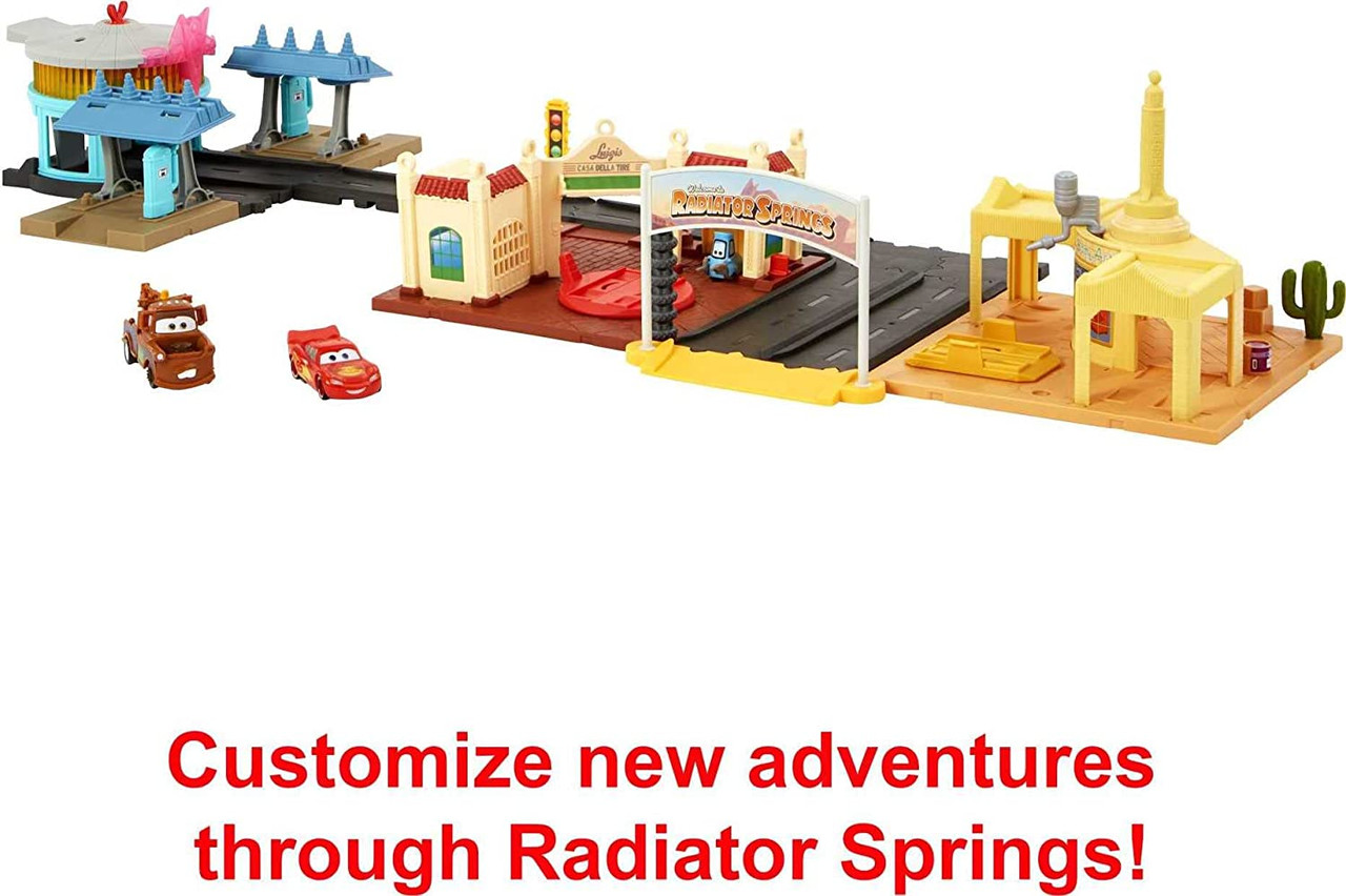Disney Pixar Cars On The Road Radiator Springs Tour Playset