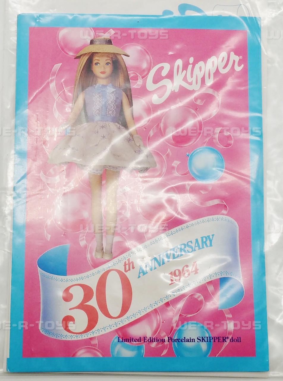 Barbie 30th Anniversary Skipper Porcelain Doll Limited Edition