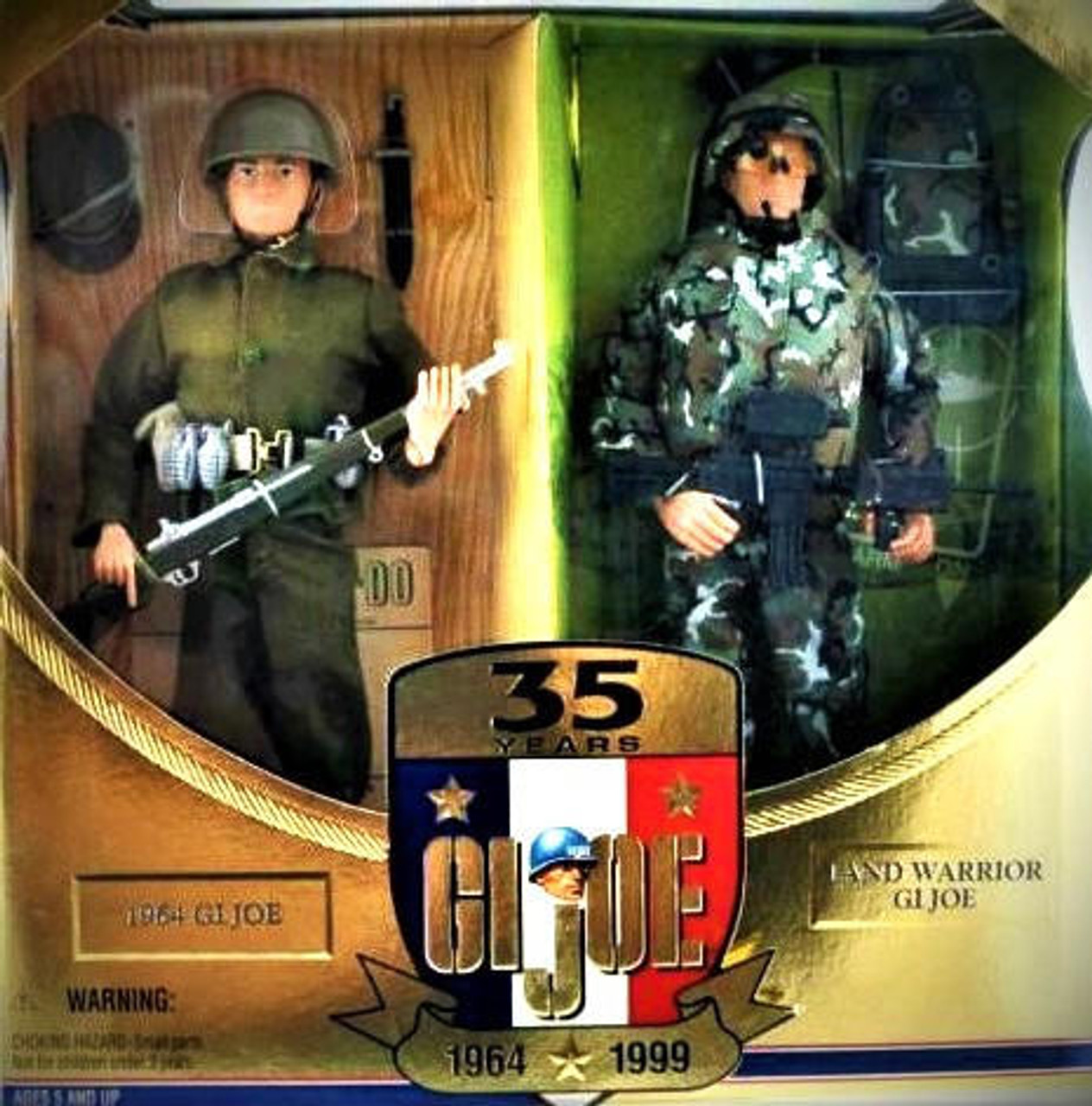 GI Joe 35th Anniversary Land Warrior and 1964 GI Joe Action Figure