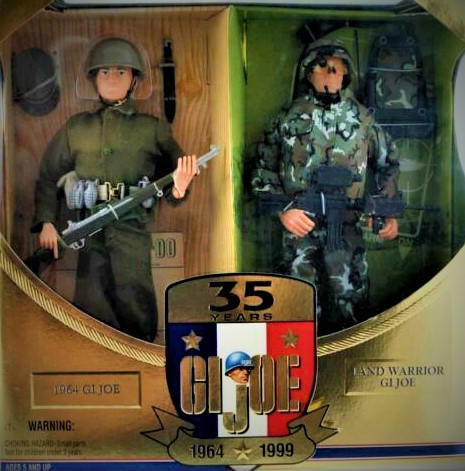 GI Joe 35th Anniversary Land Warrior and 1964 GI Joe Action Figure
