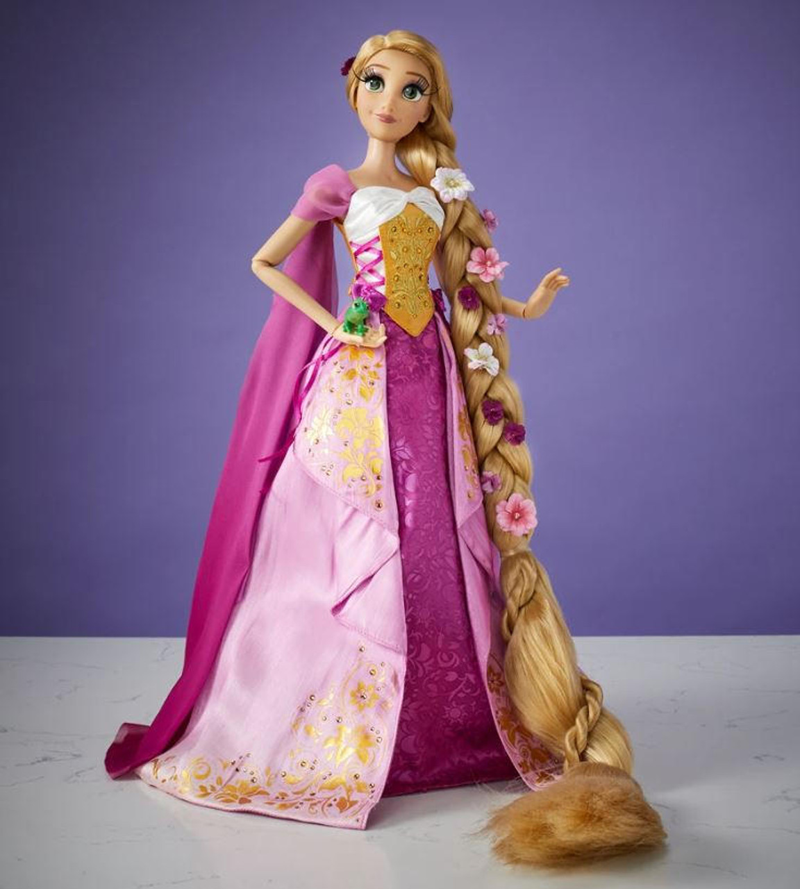 Rare Disney Parks RAPUNZEL Princess Fashion Set TANGLED Polly Pocket Style  Dolls