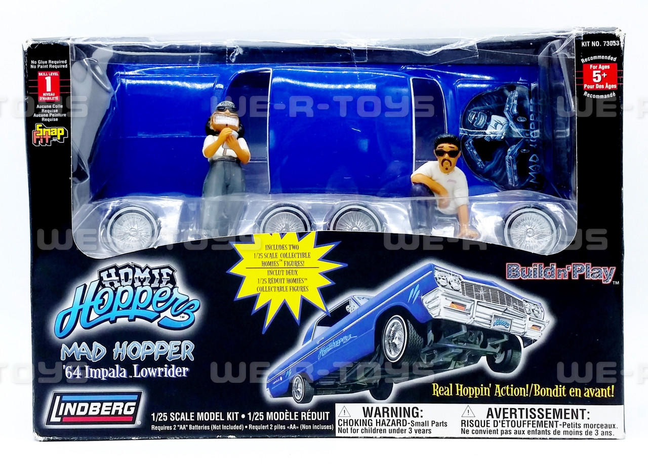 Homie Hoppers Mad Hopper 64 Impala Lowrider 1/25 Scale Model Kit Lindberg  NEW