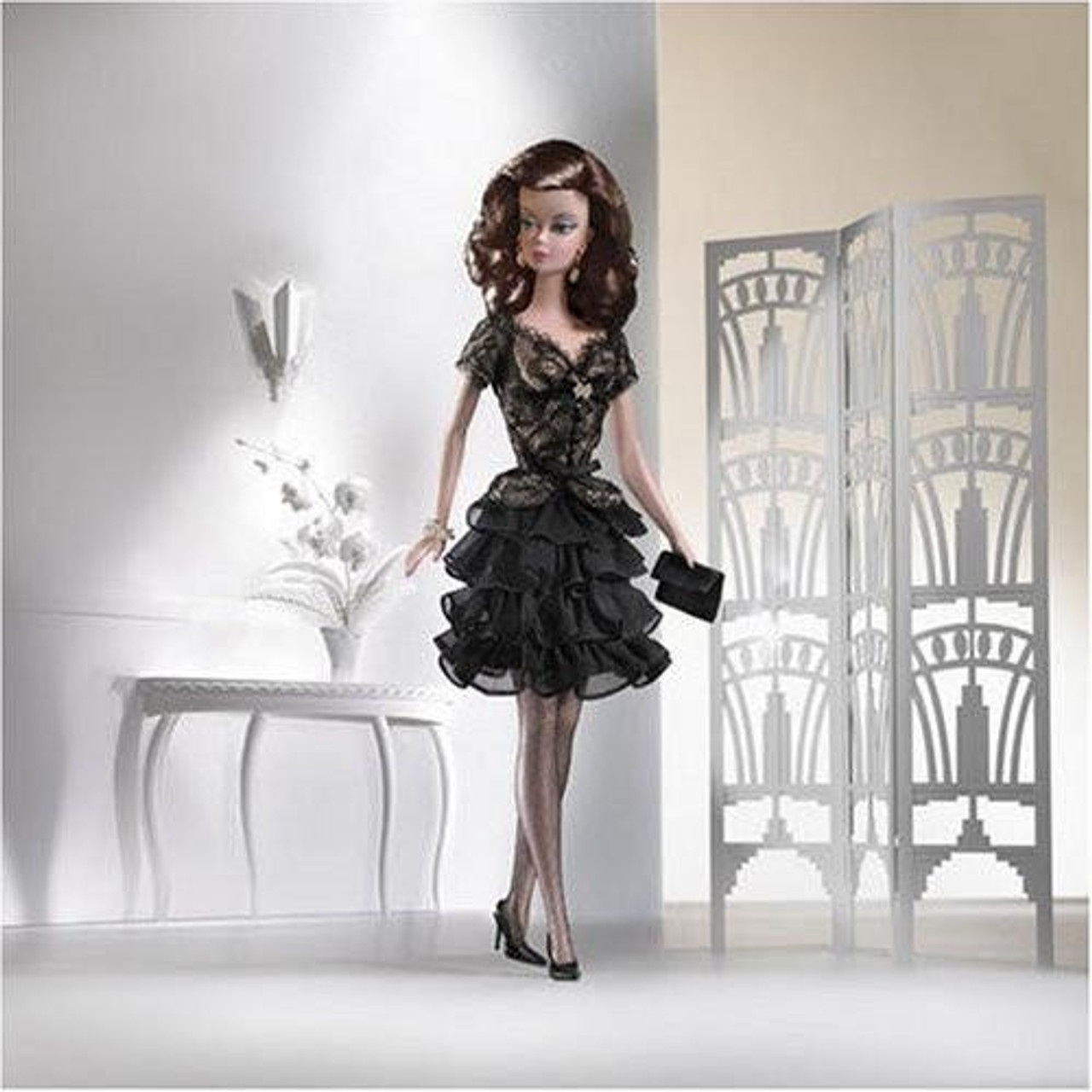 Barbie A Trace of Lace Blonde 500体限定美品 Mattel Fashion Model Collection Silkstone Barbie Trace Of