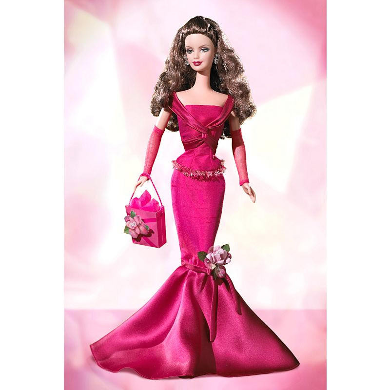 Birthday Wishes Barbie Doll Red Dress Silver Label 2004 Birthday Wishes Barbie Doll Red Dress Silver Label 2004