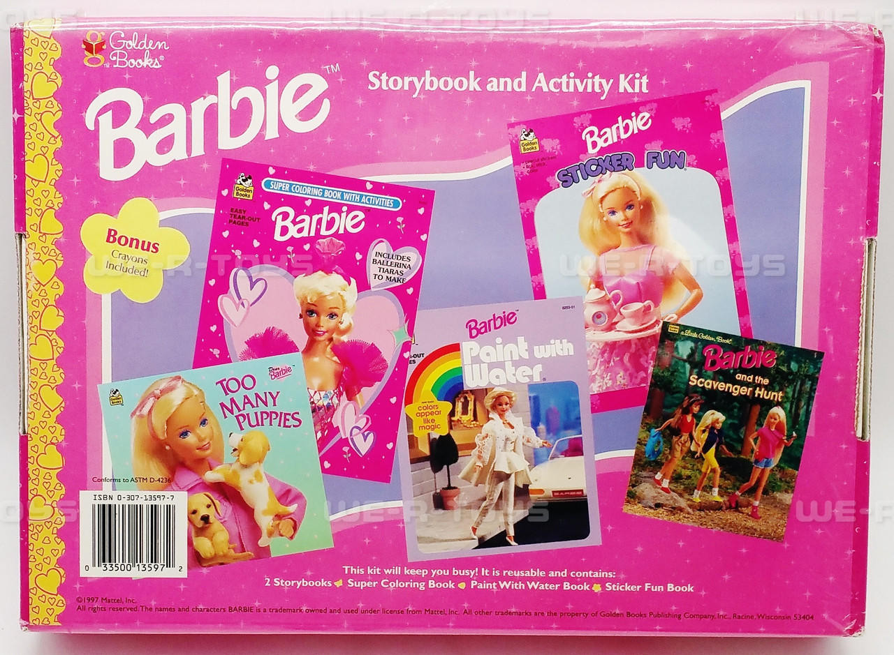 BARBIE & FRIENDS ~COLORING & ACTIVITY + STORYBOOK SET~