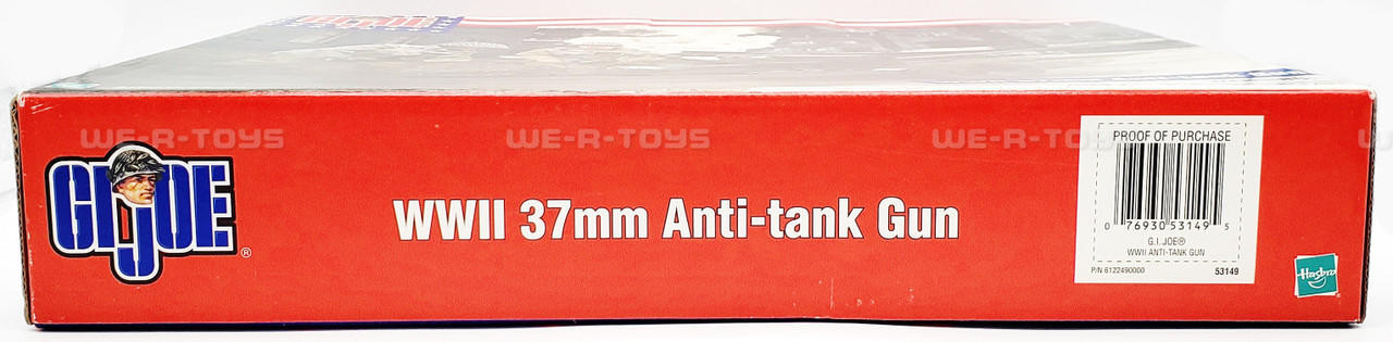 GI Joe WWII 37mm Anti-tank Gun 2002 Hasbro 53149 - We-R-Toys