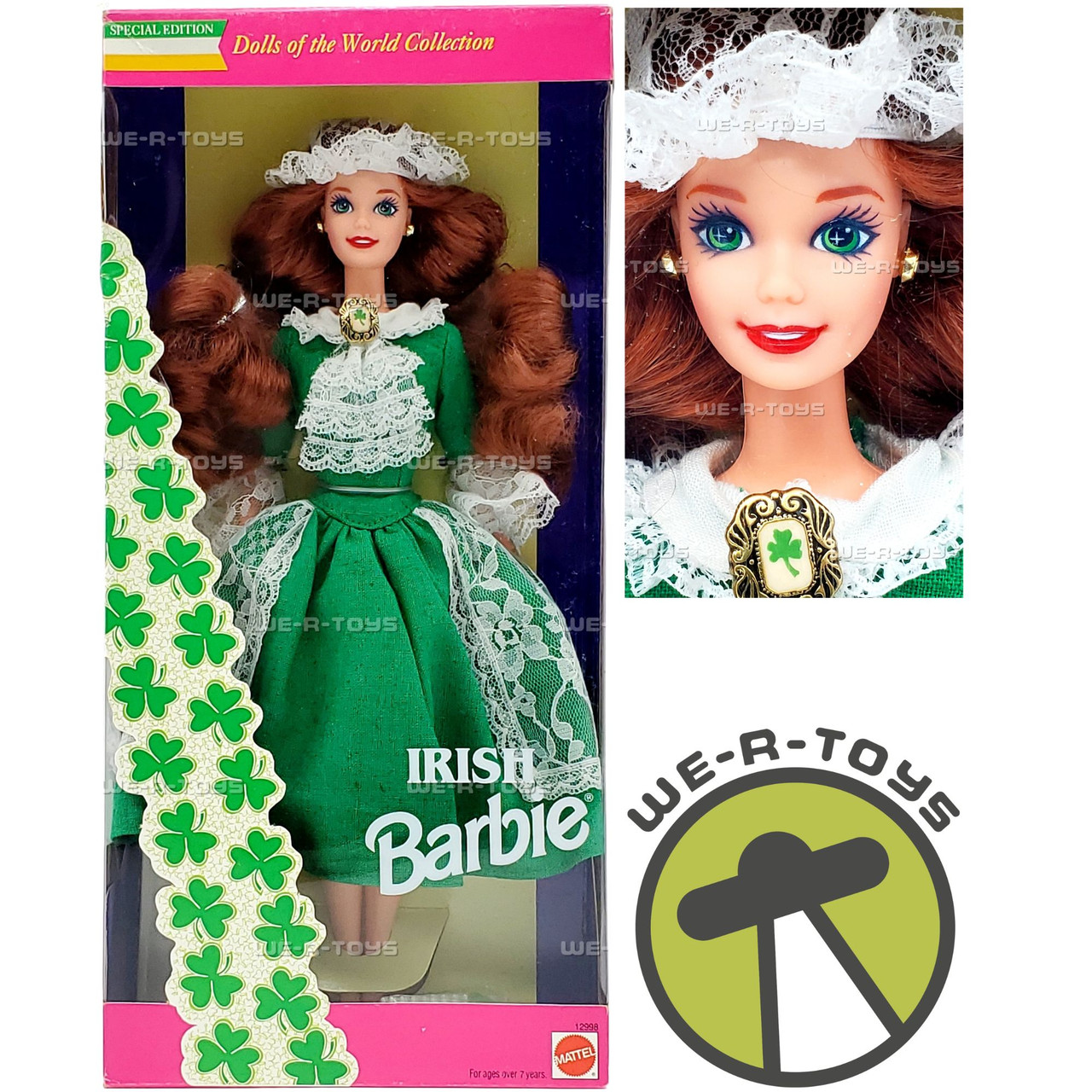 Irish Dolls of the World Special Edition Barbie Doll 1994 Mattel 12998