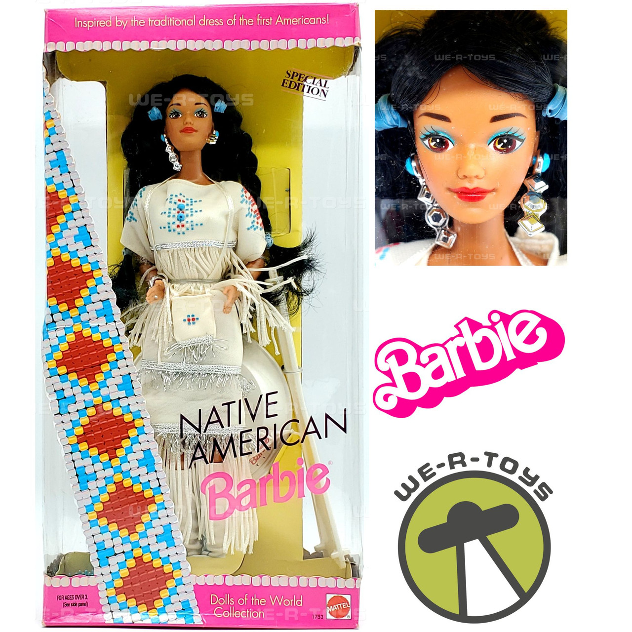 Native American Barbie Special Edition Dolls of the World 1992 Mattel 1753