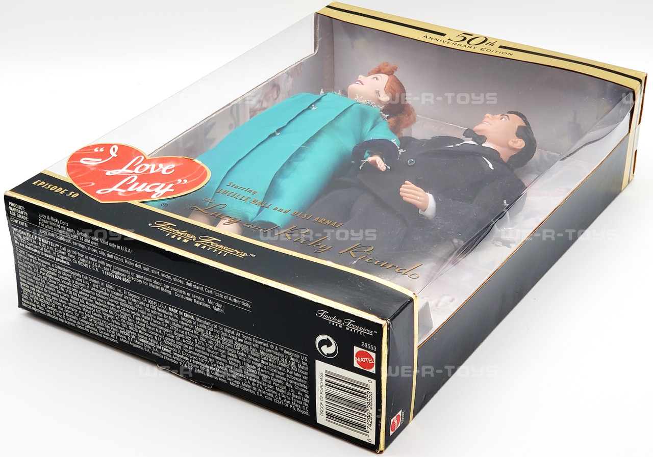 I Love Lucy 50th Anniversary Set Lucy & Ricky Ricardo Dolls