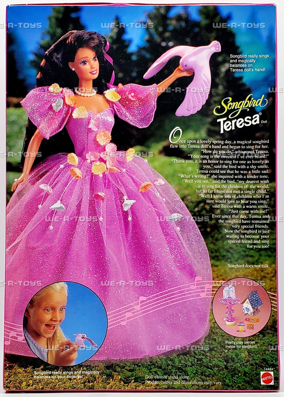 Barbie Songbird Teresa Doll and Balancing Bird 1995 Mattel