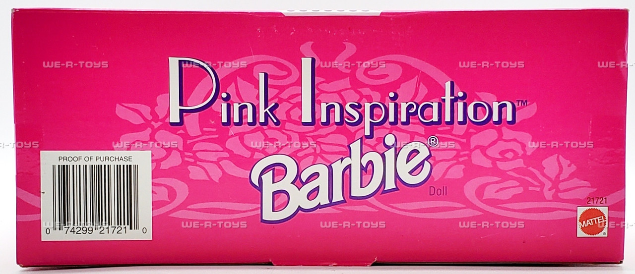 Pink Inspiration Barbie Doll Brunette Special Edition 1998 Mattel