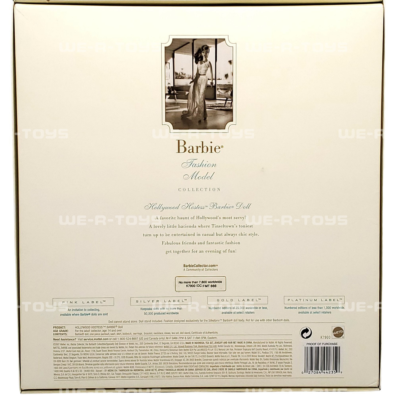 Hollywood Hostess Barbie Doll Giftset Silkstone Gold Label BFMC