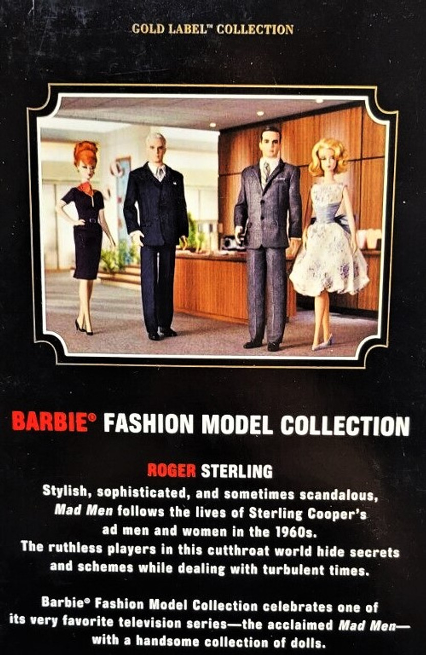 Barbie Mad Men Roger Sterling Silkstone Doll BFMC Gold Label 2010