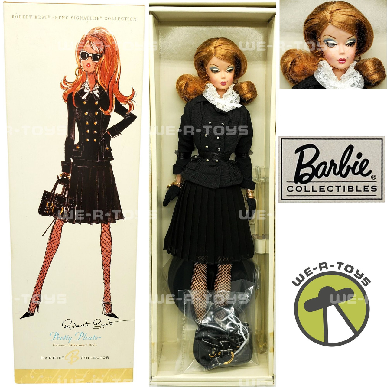 Pretty Pleats Barbie Doll Robert Best BFMC Signature Collection Gold Label  J0956