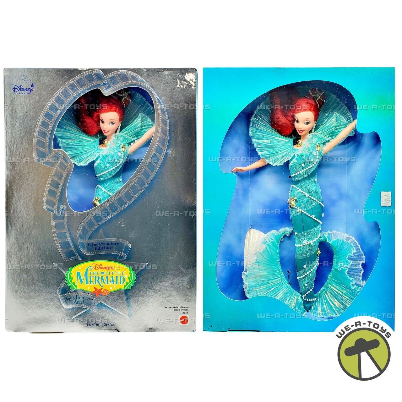 Disney Aqua Fantasy Ariel Doll First in Series 1997 Mattel 17827
