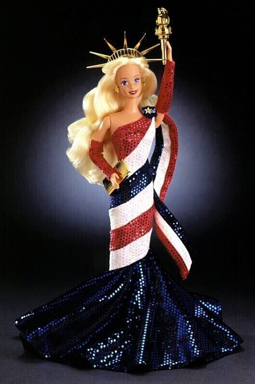 Statue of Liberty Barbie Doll FAO Schwarz Exclusive 1995 Mattel 14664