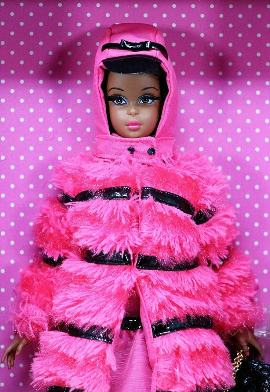 Barbie Fuchsia 'N Fur Francie African American Doll Gold Label 2012 Mattel  W3517