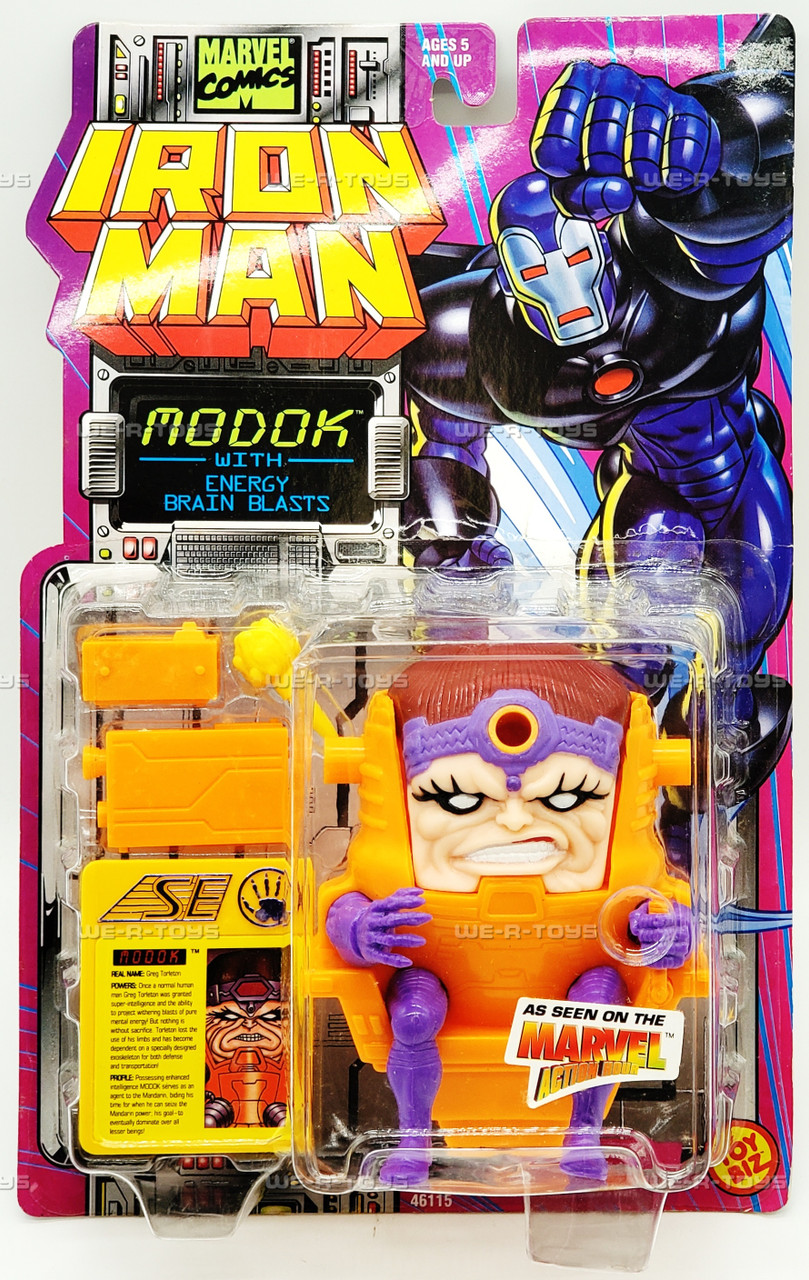 Iron Man Modok Marvel Articulated AF Toy Biz 1995