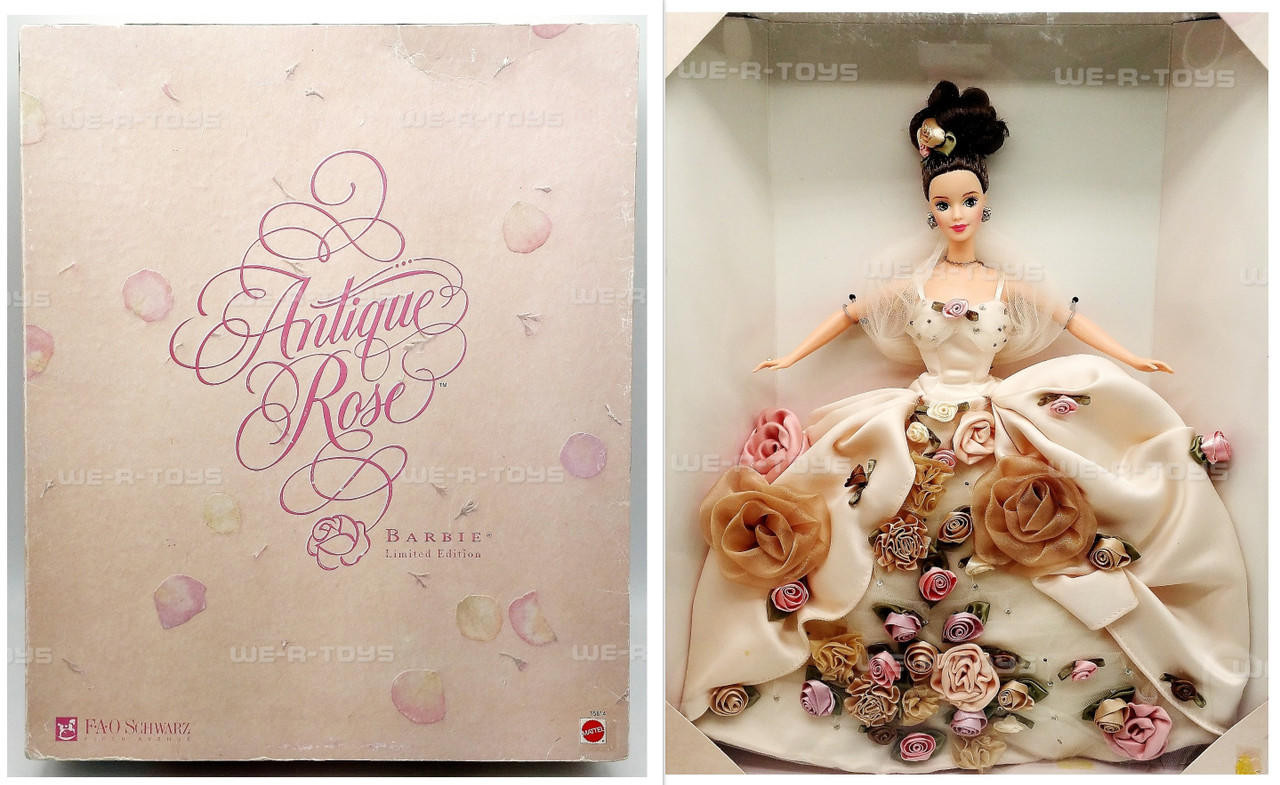 Barbie Antique Rose Doll FAO Schwarz 1996 Mattel #15814