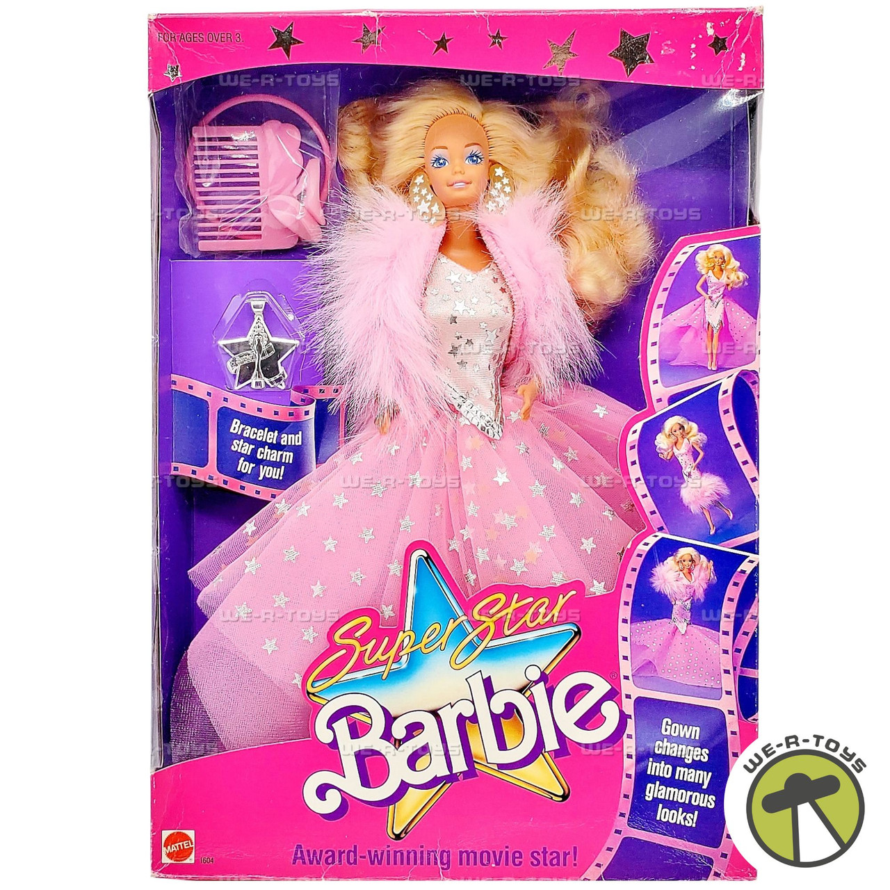Superstar Barbie Movie Star Barbie Doll 1988 Mattel 1604
