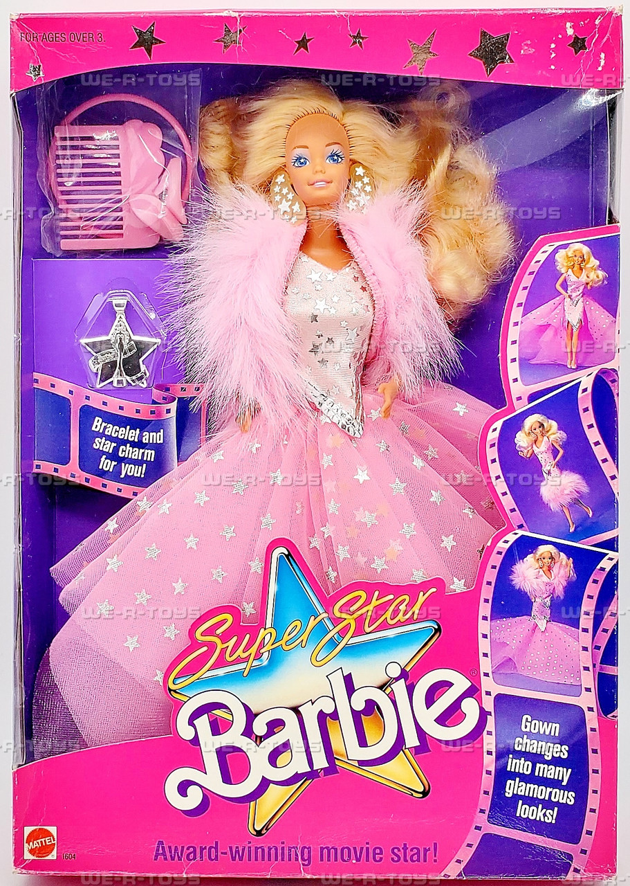 Superstar Barbie Movie Star Barbie Doll 1988 Mattel 1604