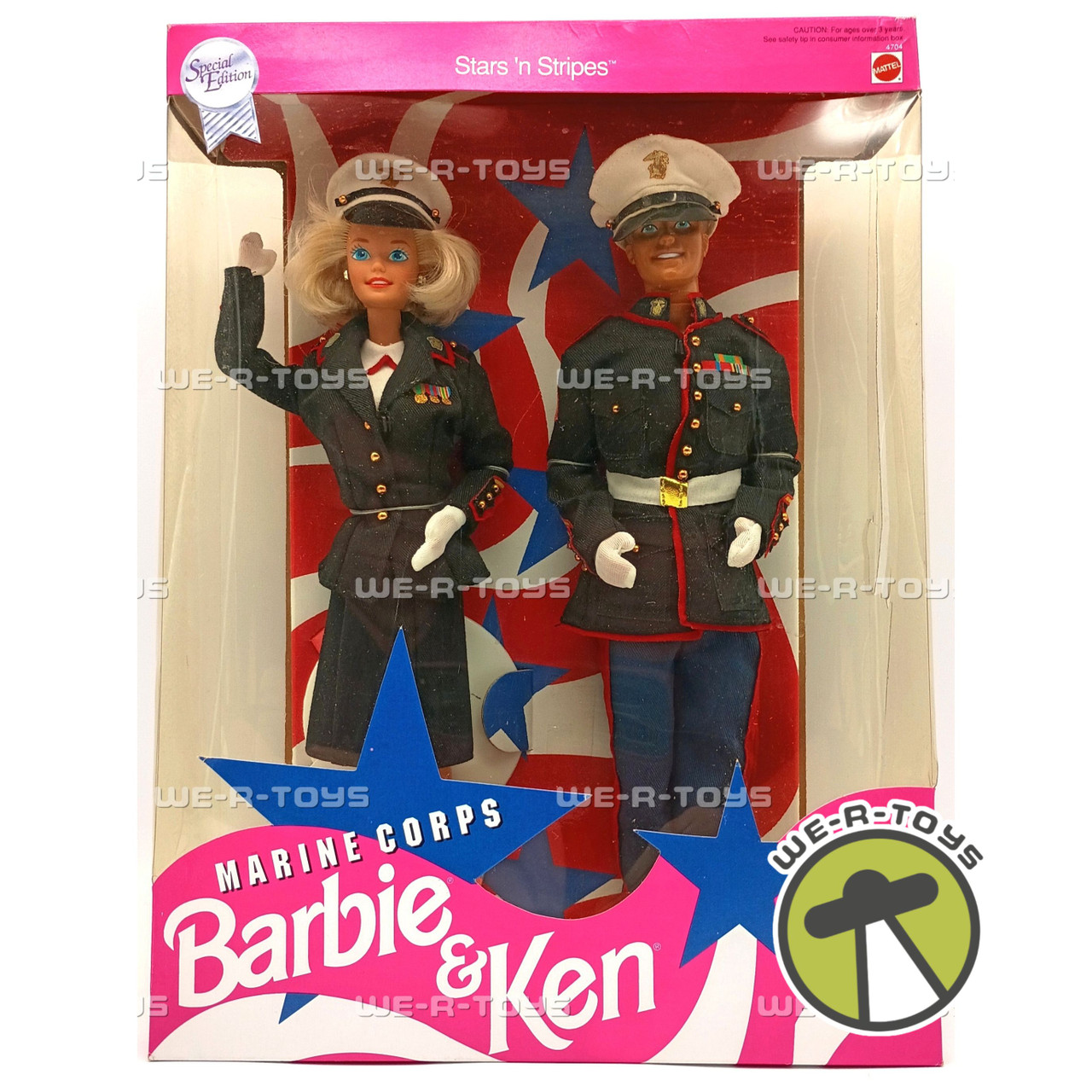 Marine Corps Barbie and Ken Stars N Stripes Dolls Special Edition
