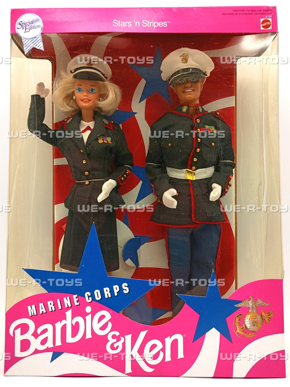 Marine Corps Barbie and Ken Stars N Stripes Dolls Special Edition