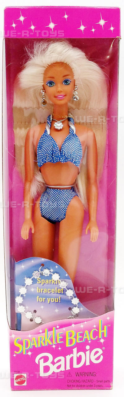 Sparkle Beach Barbie Doll 1995 Mattel #13132 Collectable