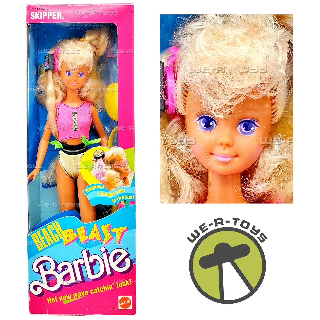 Barbie Beach Blast Skipper Doll 1988 Mattel 3242 - We-R-Toys
