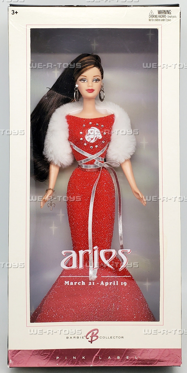 Aries (March 21 - April 20) Barbie Doll Pink Label 2004 Mattel C6240