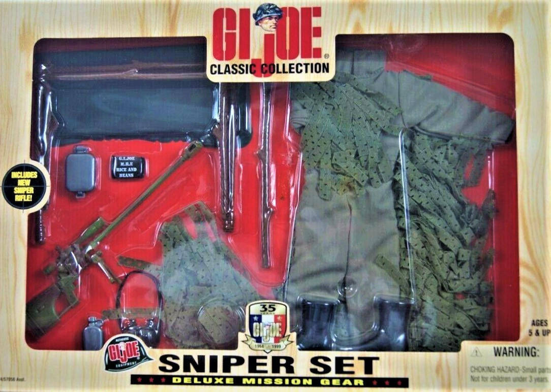 G.I. Joe Classic Collection Sniper Set Deluxe Mission Gear 1998