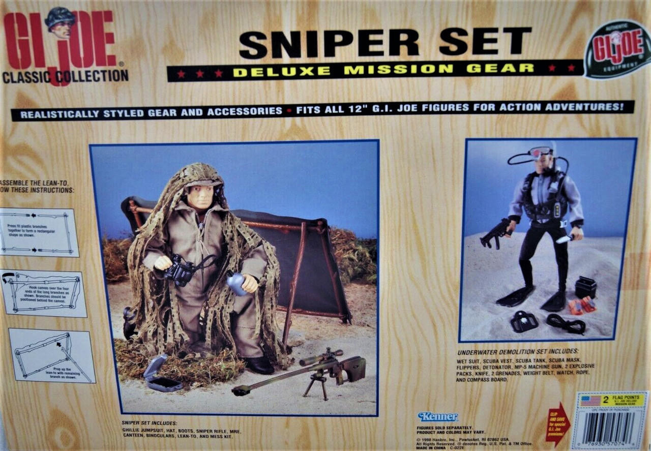 G.I. Joe Classic Collection Sniper Set Deluxe Mission Gear 1998