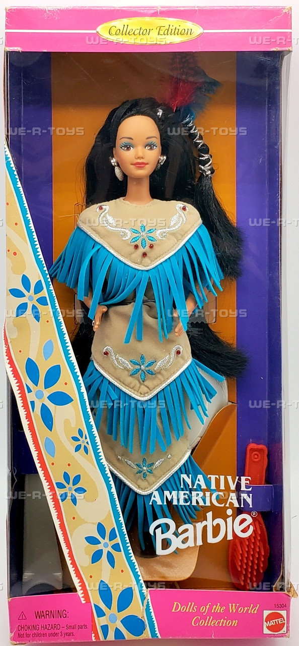Native American Barbie Doll Dolls of the World 1996 Mattel 15304